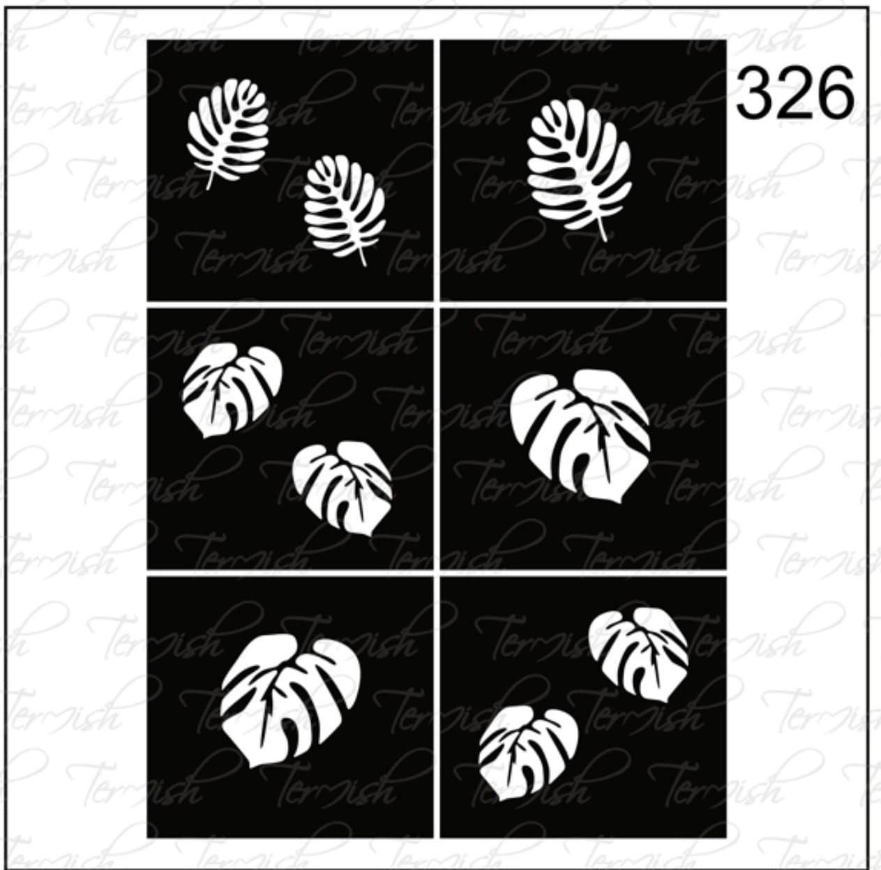 Stencil Airbrush — Cod 326